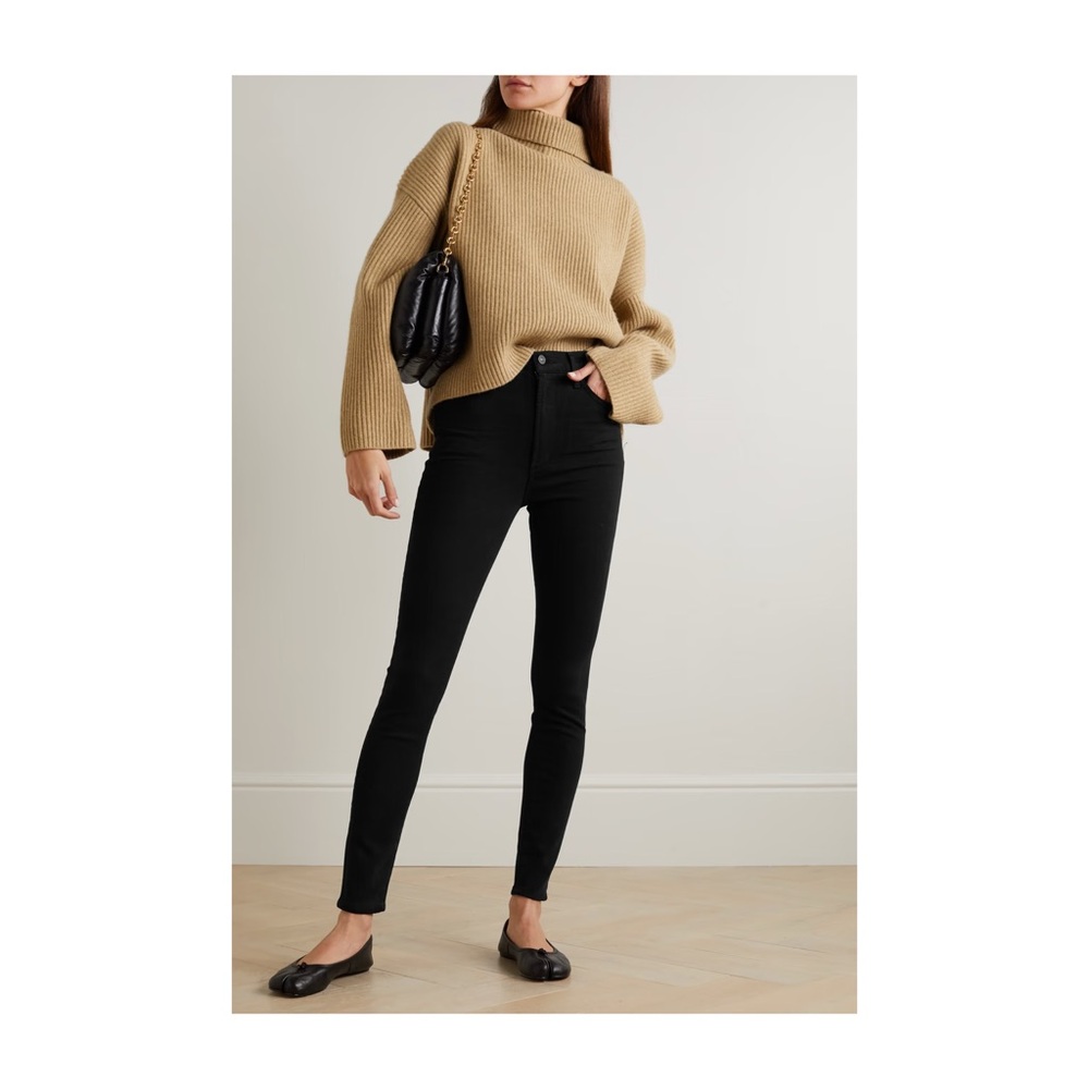CITIZENS OF HUMANITY Chrissy High Rise Skinny Jeans in Black